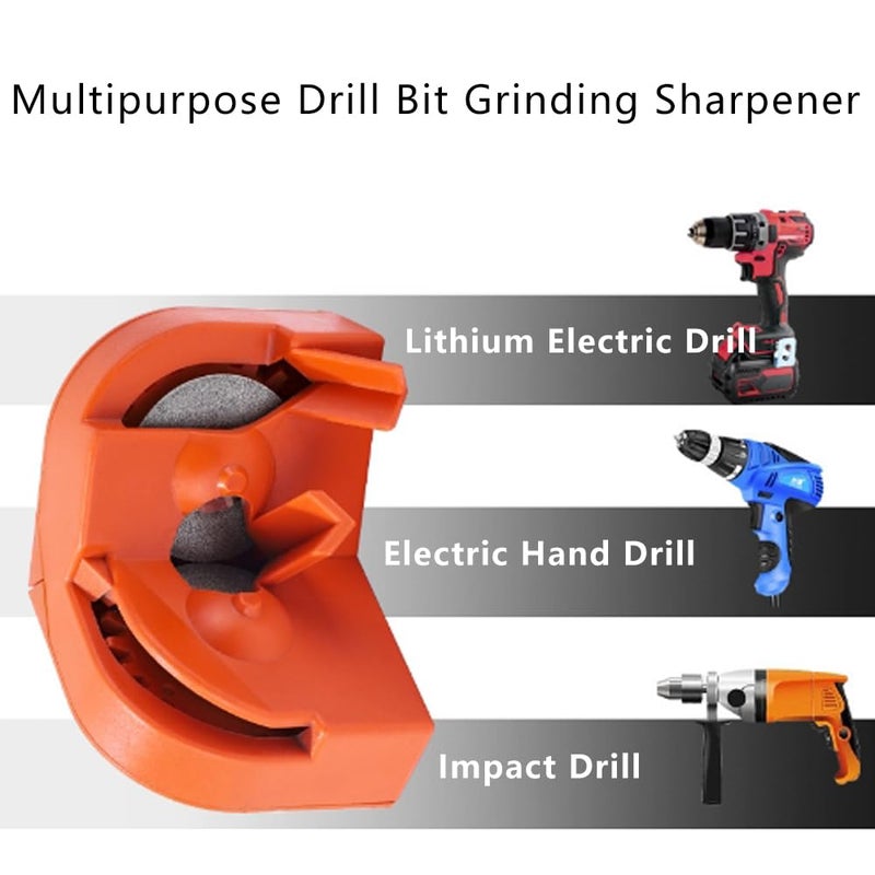 LHatrance مثقاب كهربائي محمول وطاحونة شحذ الأدوات: أطلق العنان للإبداع DIY للعائلات مع قوة لثقوب 2-16 مم، قطع، مناشير - تواصل في ورش العمل المنزلية (8300 دورة في الدقيقة) (برتقالي) - Image 4
